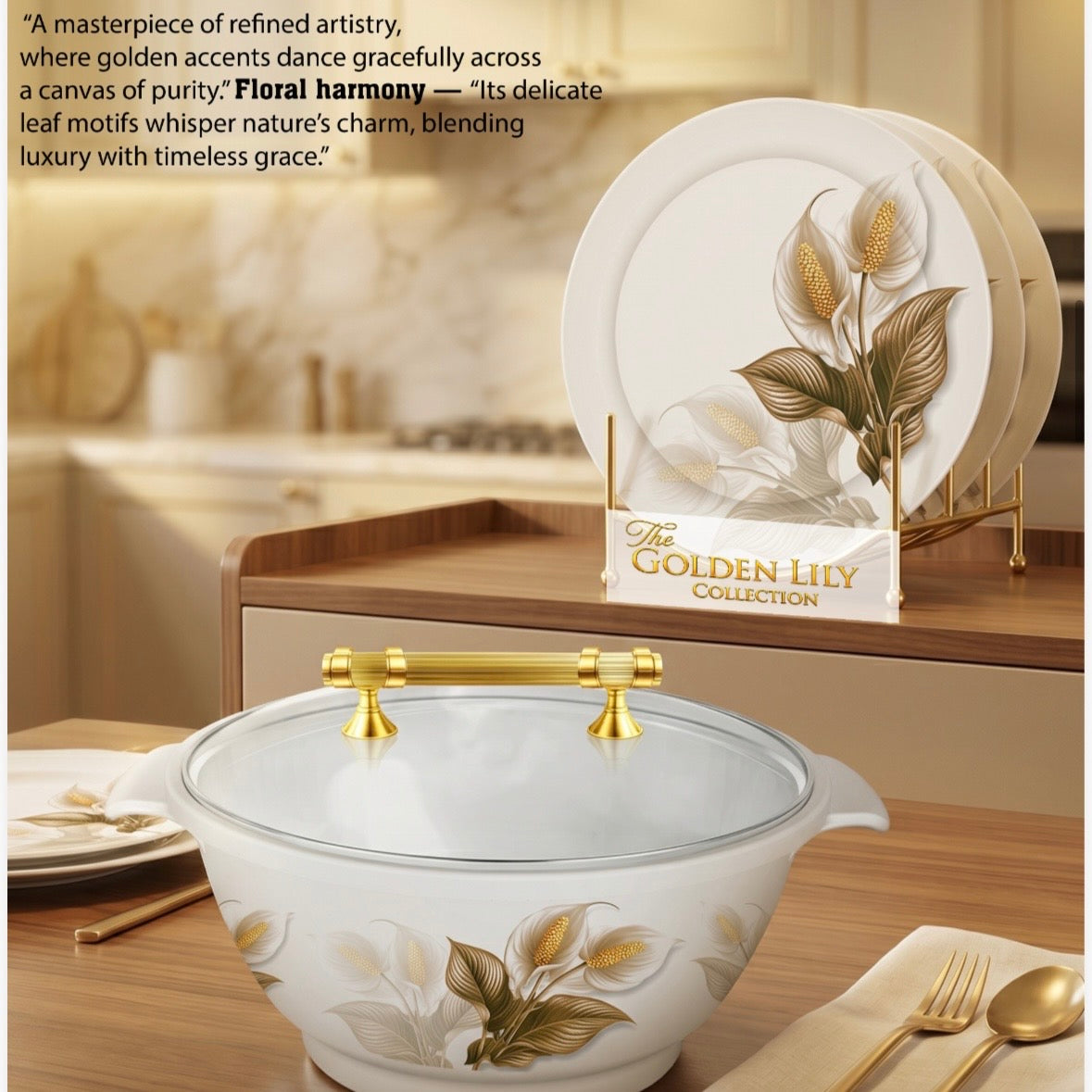 Double glaze dinner set 72 pcs (104)