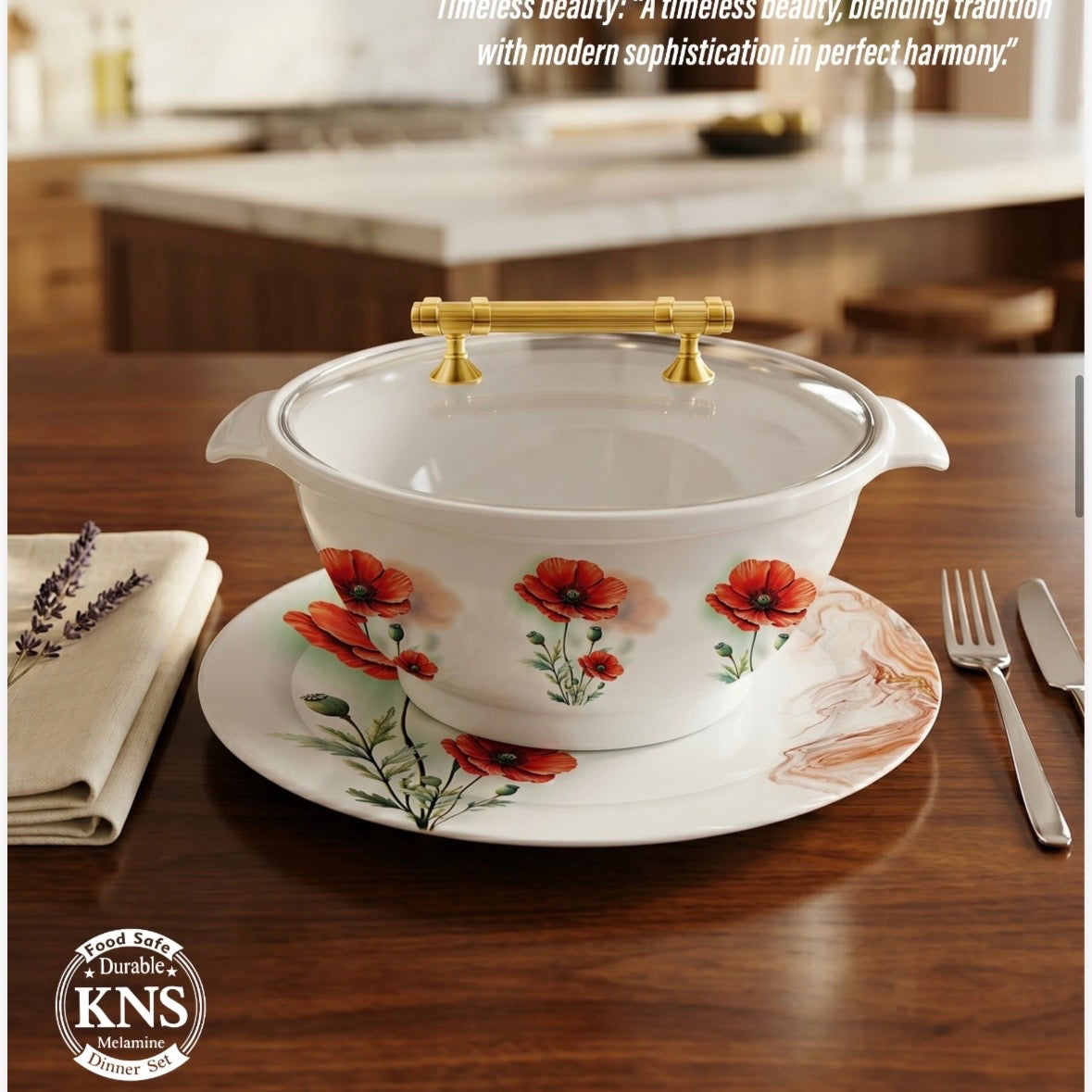 Double glaze dinner set 72pcs (105)