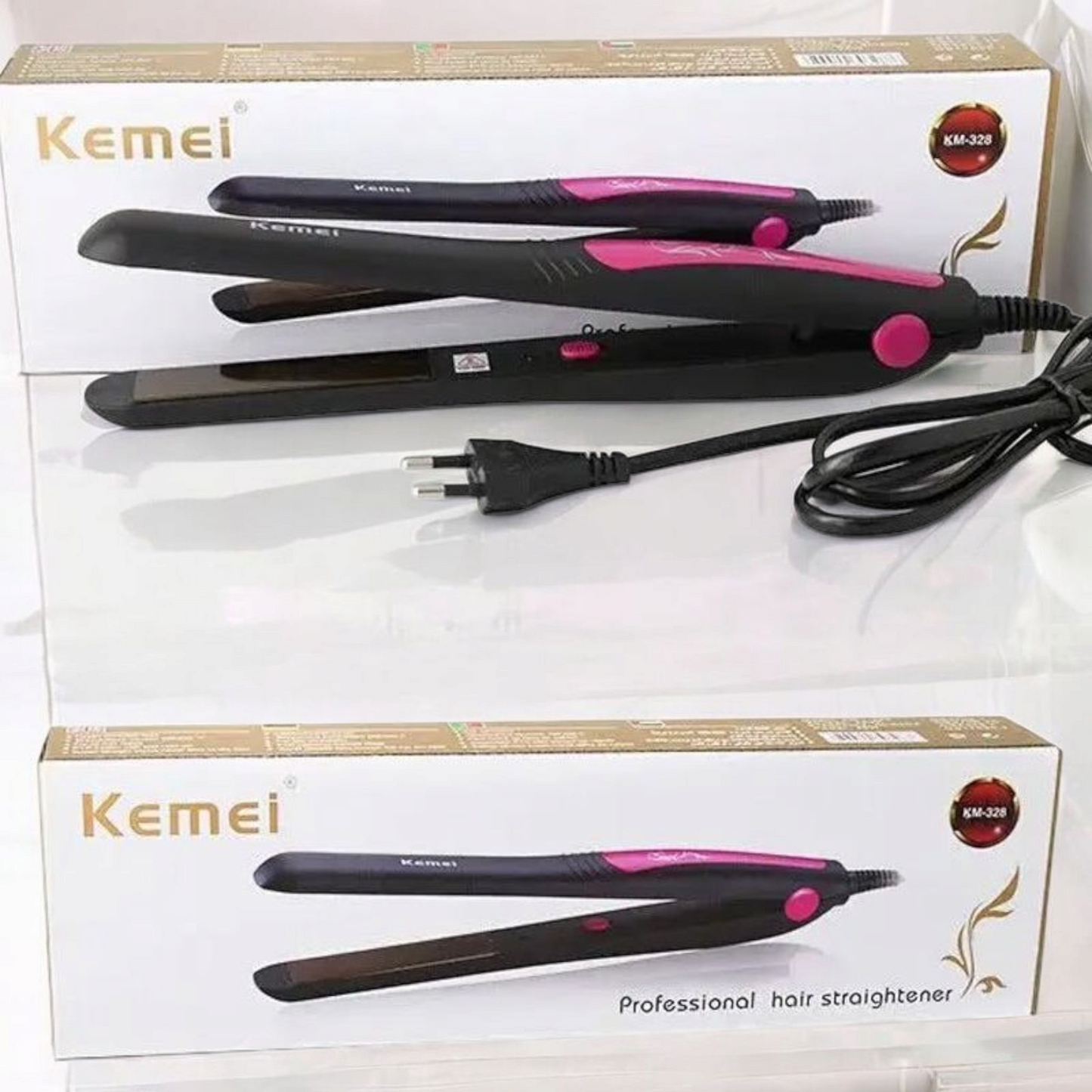 Professional Hair Straightener – 4 Temp Settings & Fast Heat