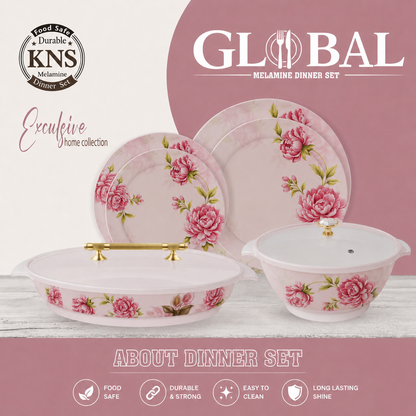 Double glaze dinner set 72pcs (106)