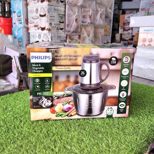 3L Food Chopper – Heavy Duty Copper Motor