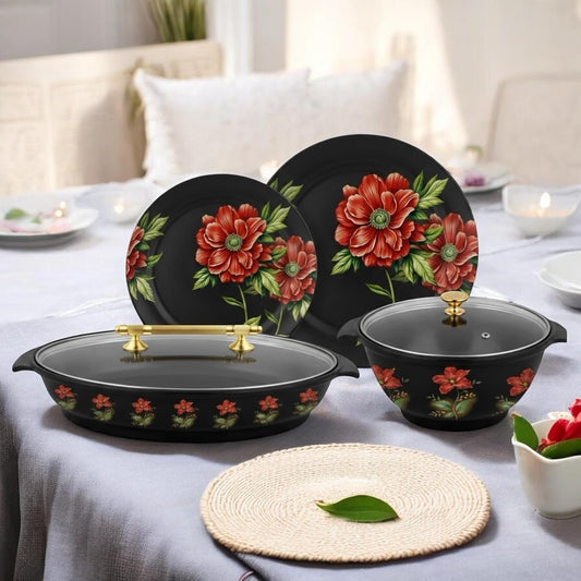 Melamine Double glaze dinner set 72 pcs (109)