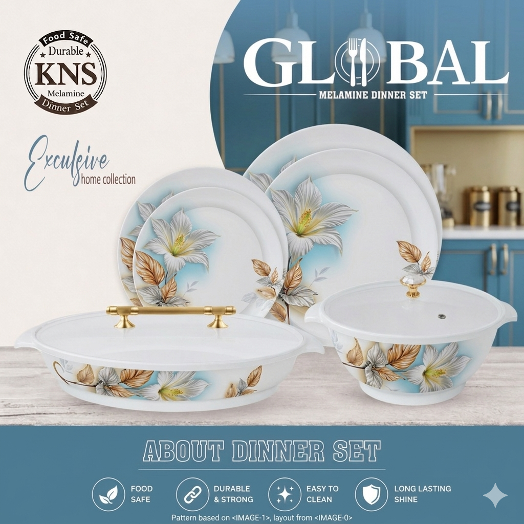 Double glaze dinner set 72pcs (102)