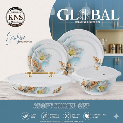Double glaze dinner set 72pcs (102)