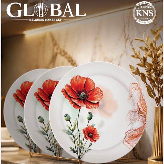 Melamine Double glaze dinner set 72pcs (105)
