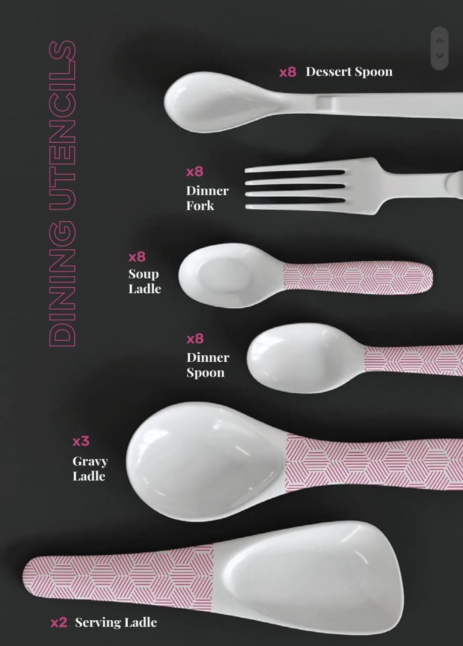 Trend Double Glaze Dinner Set – 80 Pcs
