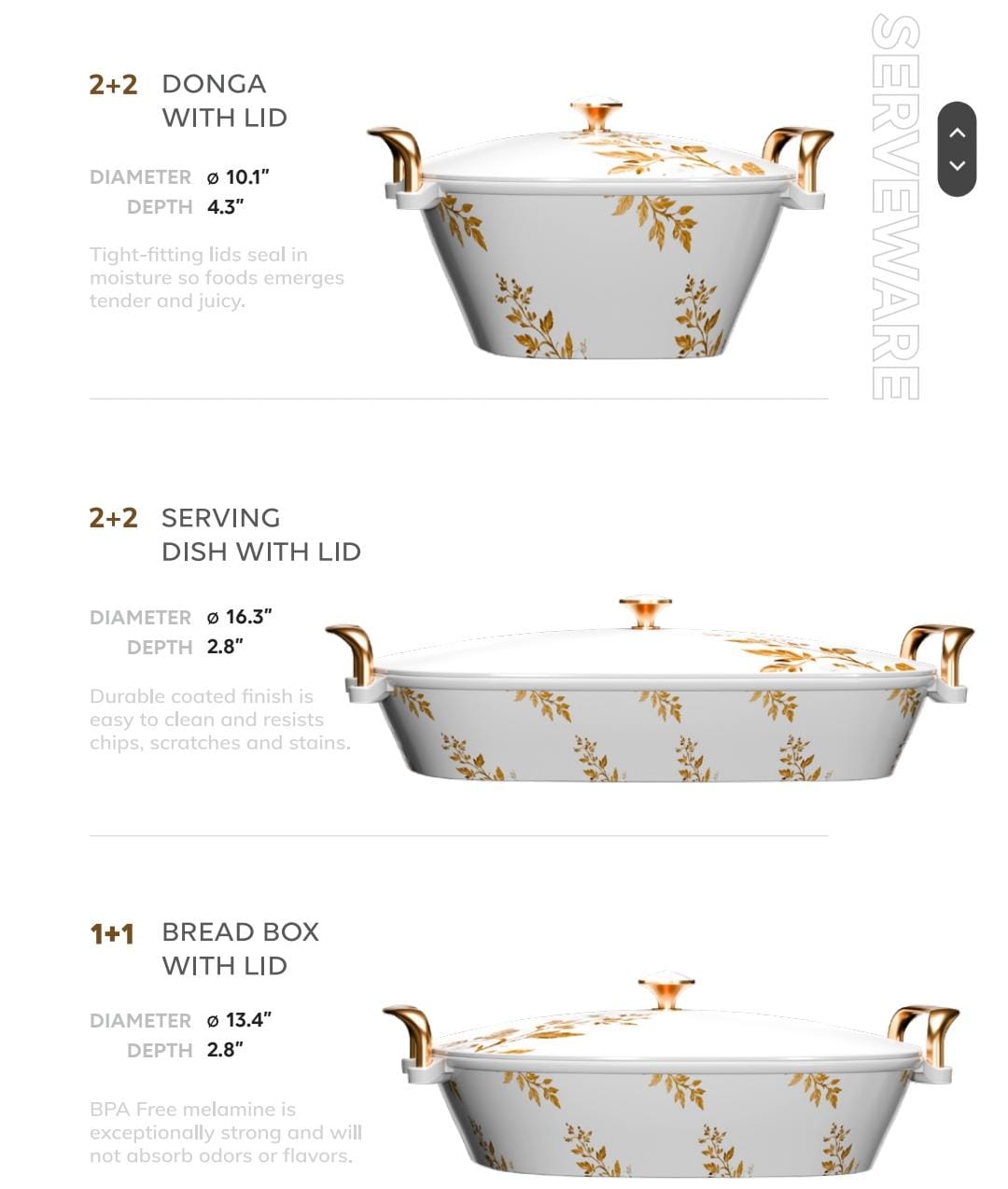 Vision Double Glaze 88-Piece Dinner Set