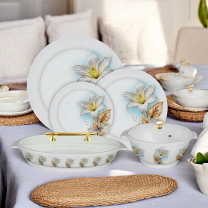Melamine Double glaze dinner set 72pcs (102)