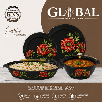 Double glaze dinner set 72 pcs (109)