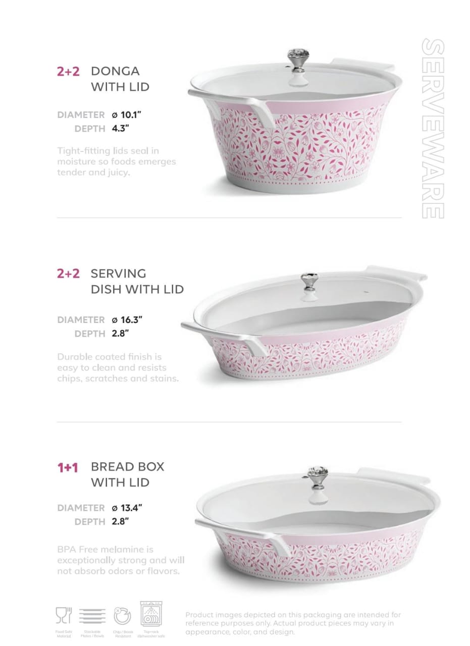 Trend Double Glaze Dinner Set – 80 Pcs