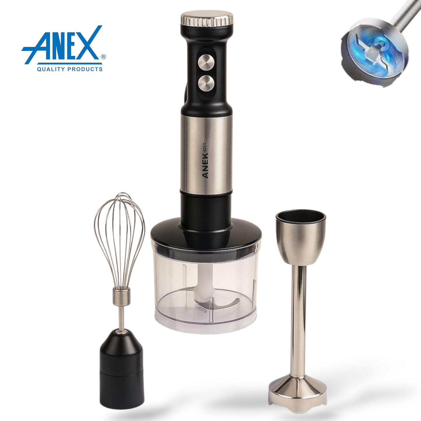 Anex plus 4in1 hand blender set